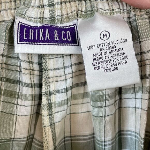Erika & Co. Matching Button Down Shirt and Cropped Pants Size M EUC - Picture 9 of 9